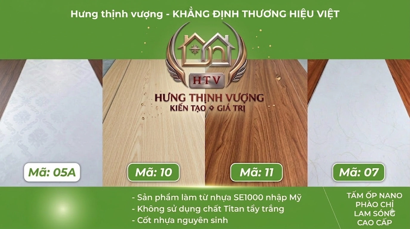 Các mẫu tấm ốp trần tường nhựa Nano vân đá vân gỗ lam sóng giá gốc tại kho Vĩnh Phúc