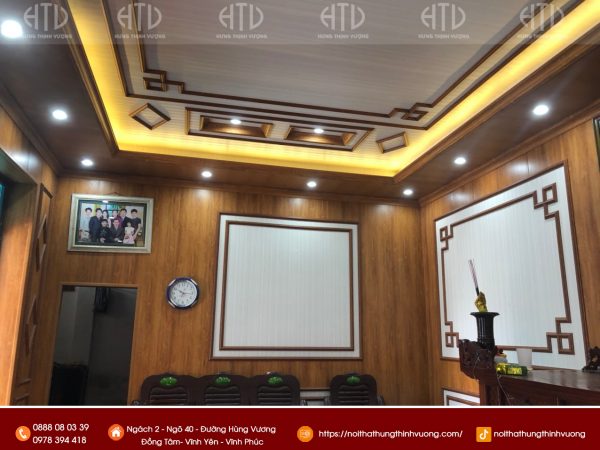 Thi công phòng khách đẹp tại Vĩnh Yên Vĩnh Phúc