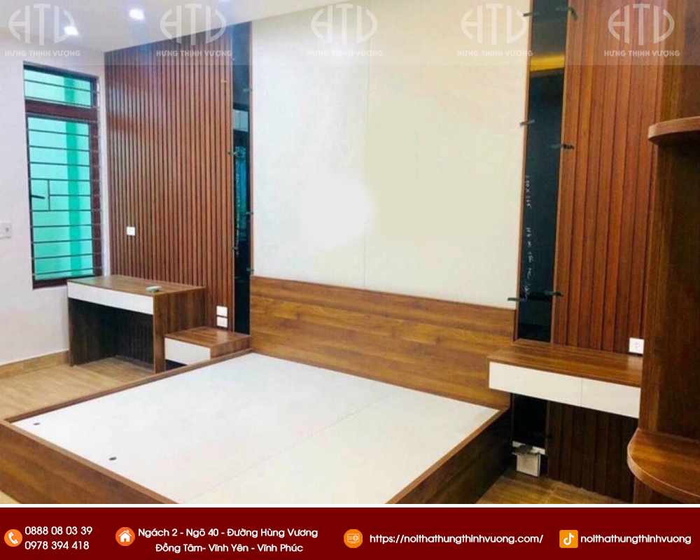 Thiết kế nội thất phòng ngủ tại Vĩnh Phúc