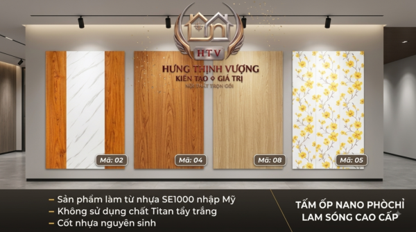 Tổng kho phân phối tấm ốp trần tường nhựa Nano PVC lớn nhất tại Vĩnh Phúc