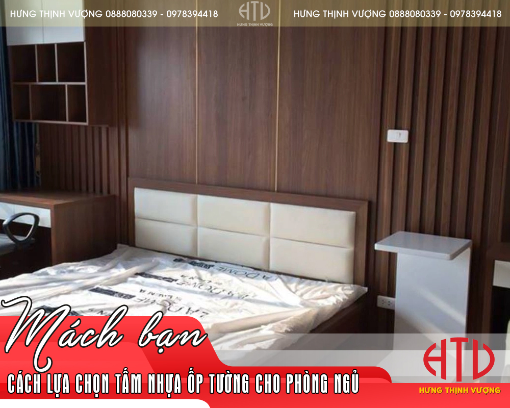 MÁCH BẠN CÁCH LỰA CHỌN TẤM ỐP TƯỜNG CHO PHÒNG NGỦ