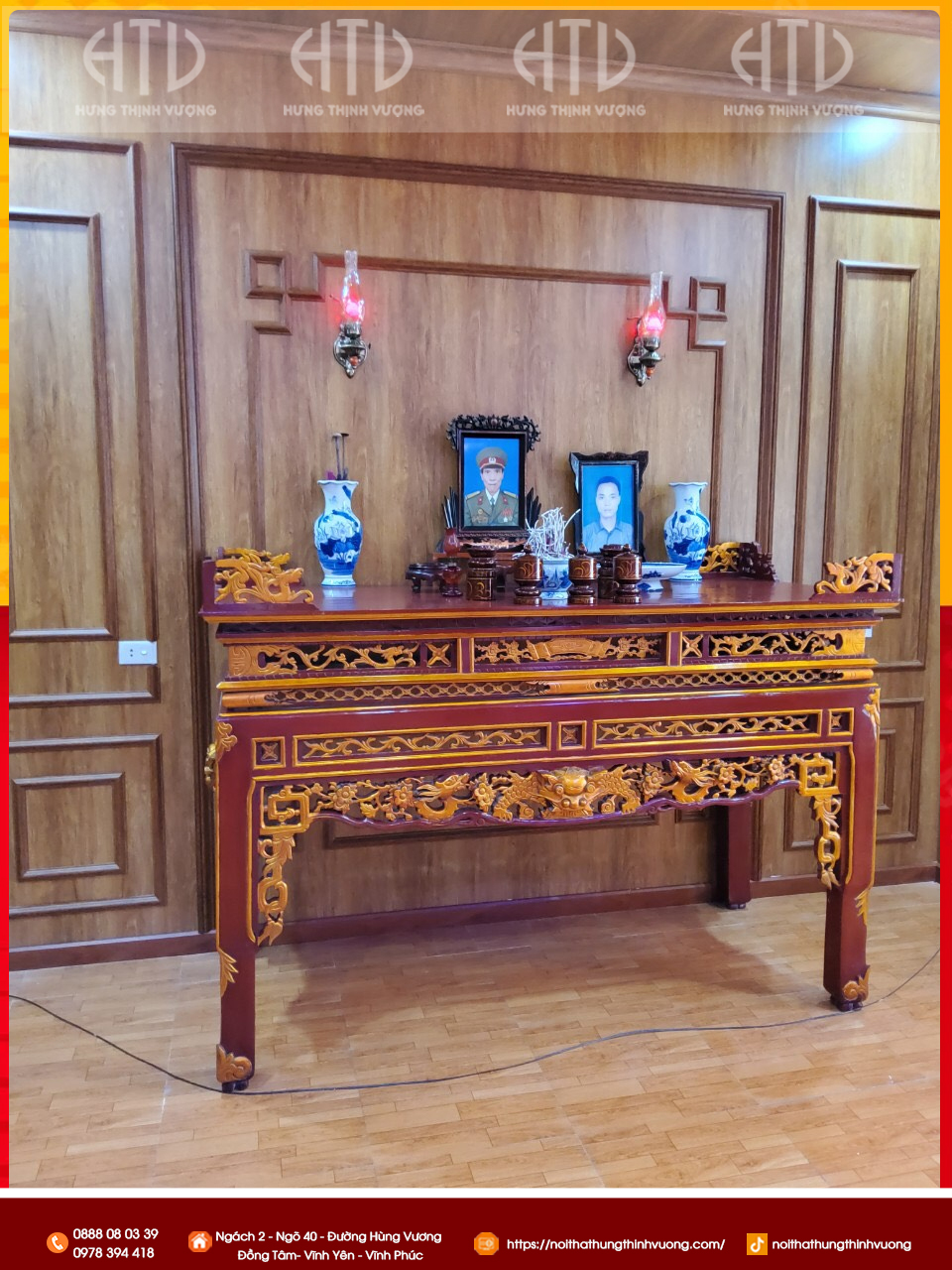 THAY ĐỔI KHÔNG GIAN PHÒNG THỜ