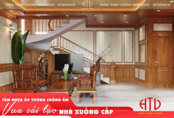 CẢI TẠO NHÀ CŨ BẰNG TẤM ỐP PVC