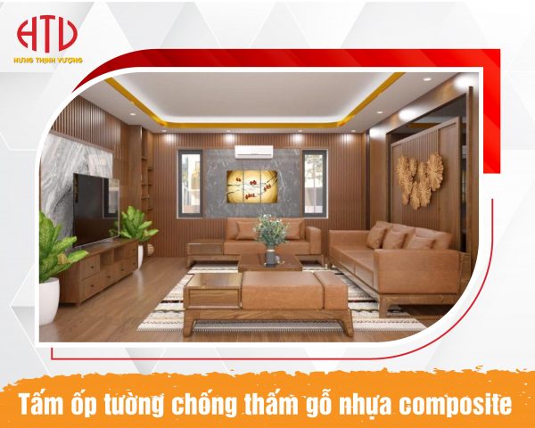 Tấm ốp tường chống thấm gỗ nhựa composite
