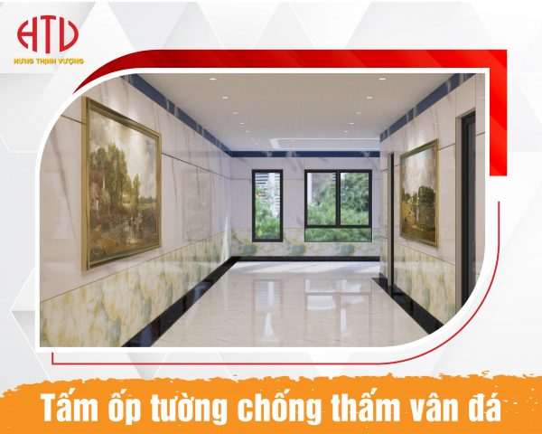 Tấm ốp tường chống thấm vân đá