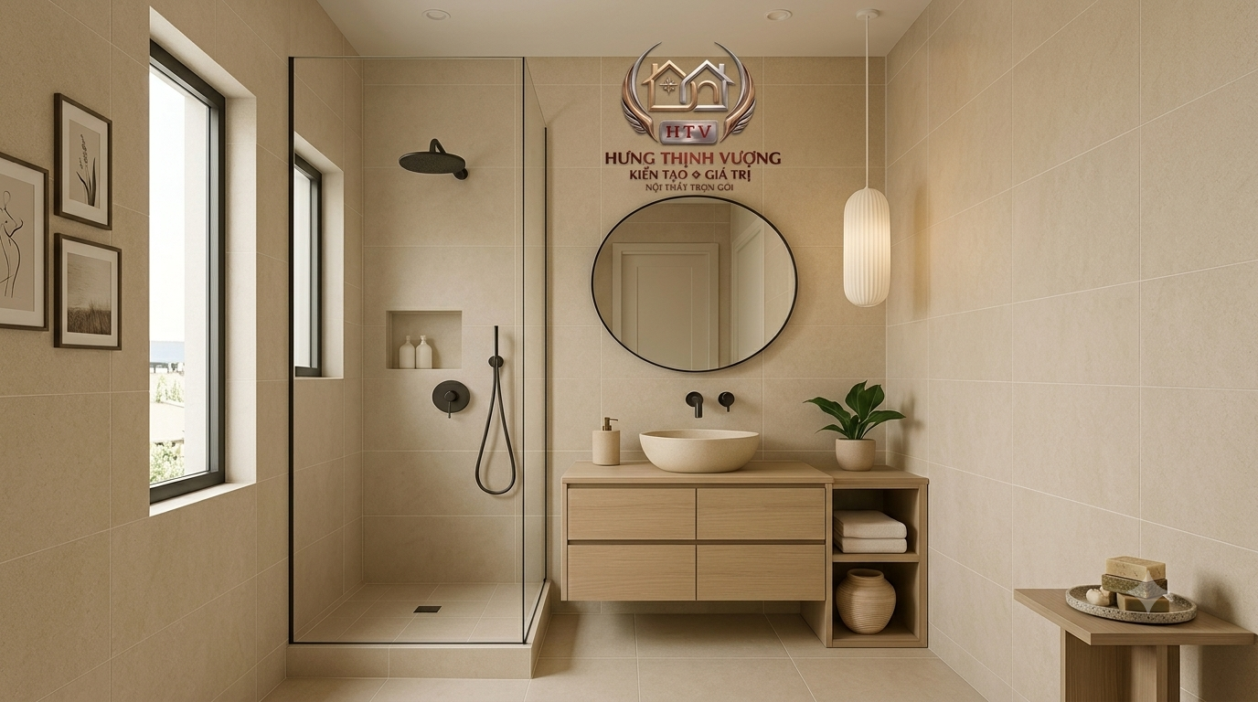 Cải tạo phòng tắm cũ nhanh chóng bằng tấm ốp nhựa Nano không cần đục gạch của Hưng Thịnh Vượng