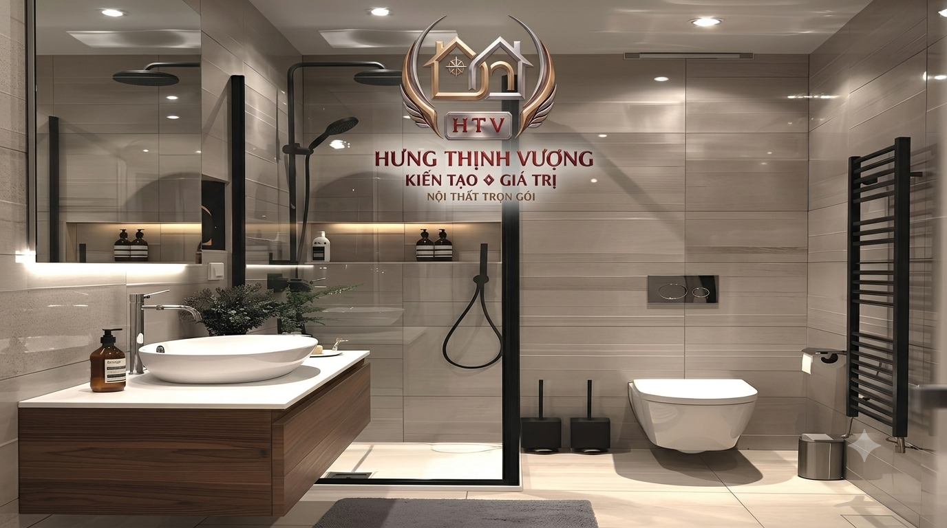 Tấm nhựa ốp tường phòng tắm Nano 100% chống nước, bền bỉ, không nấm mốc của Hưng Thịnh Vượng