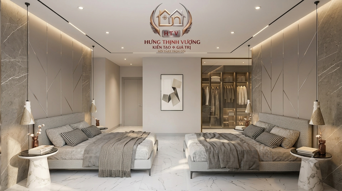 Thiết kế phòng khách chuẩn phong thủy với tấm ốp Nano giúp thu hút vượng khí, tài lộc