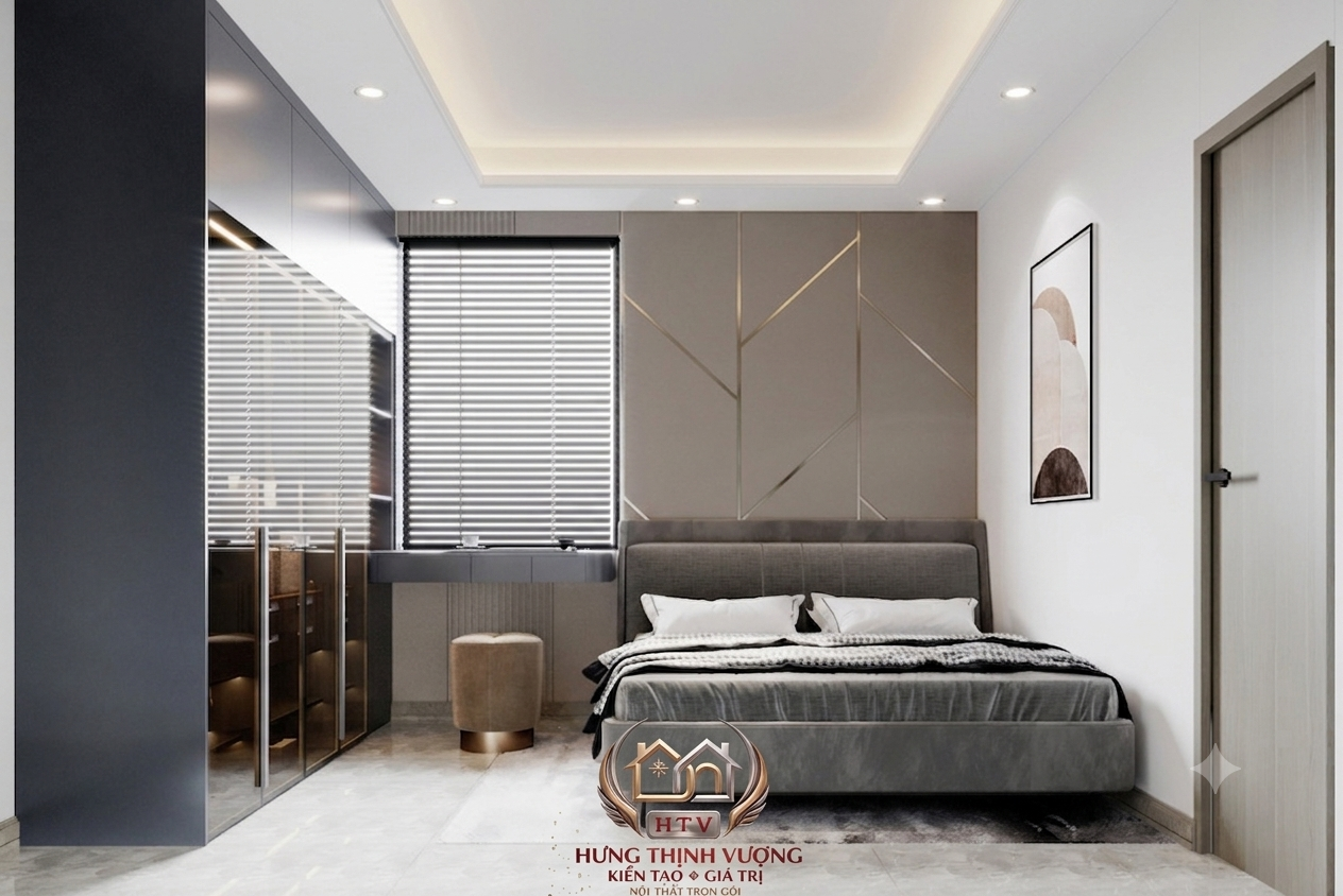 Hình ảnh tường phòng ngủ bị ẩm mốc, bong tróc sơn gây hại cho sức khỏe và hư hỏng nội thất cần được cải tạo sớm.