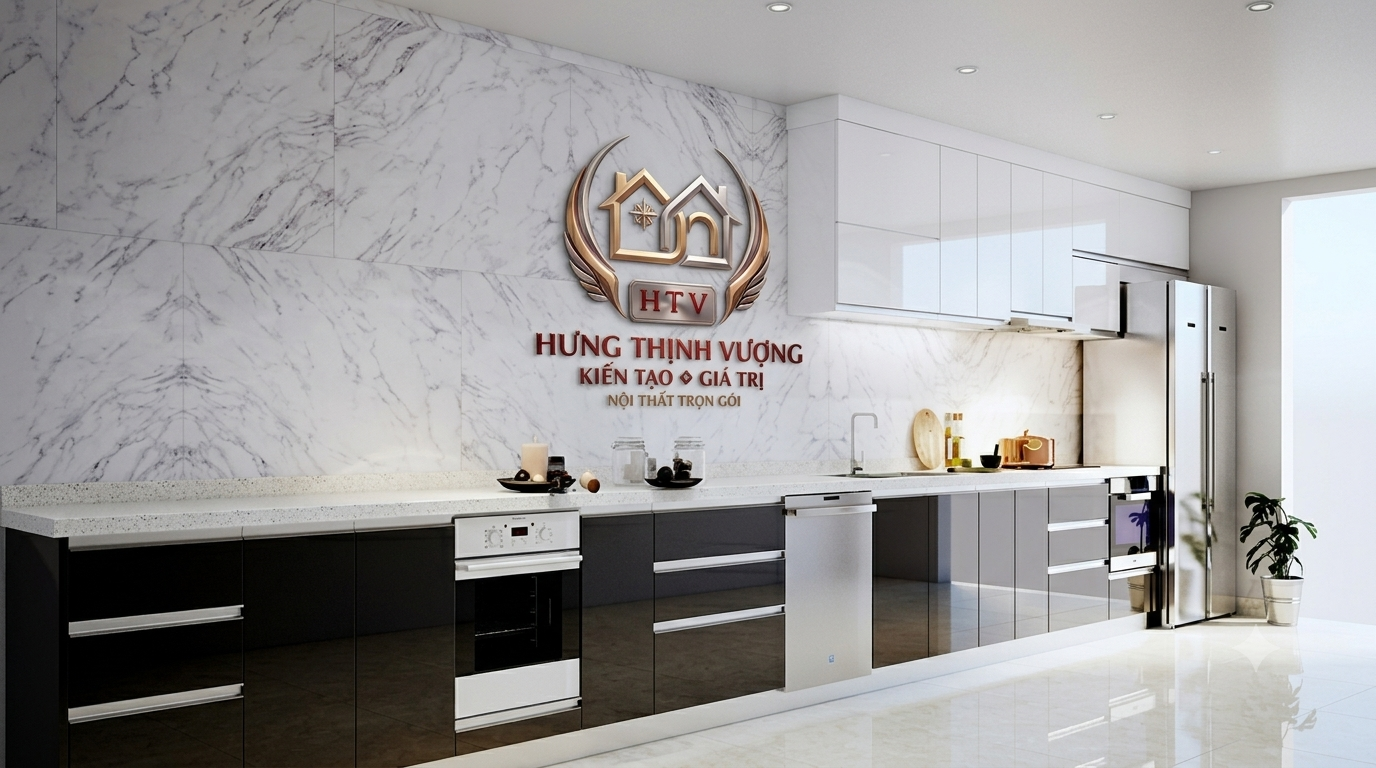 Tấm ốp nhựa Nano chống bám dầu mỡ dễ lau chùi cho phòng bếp hiện đại 2026